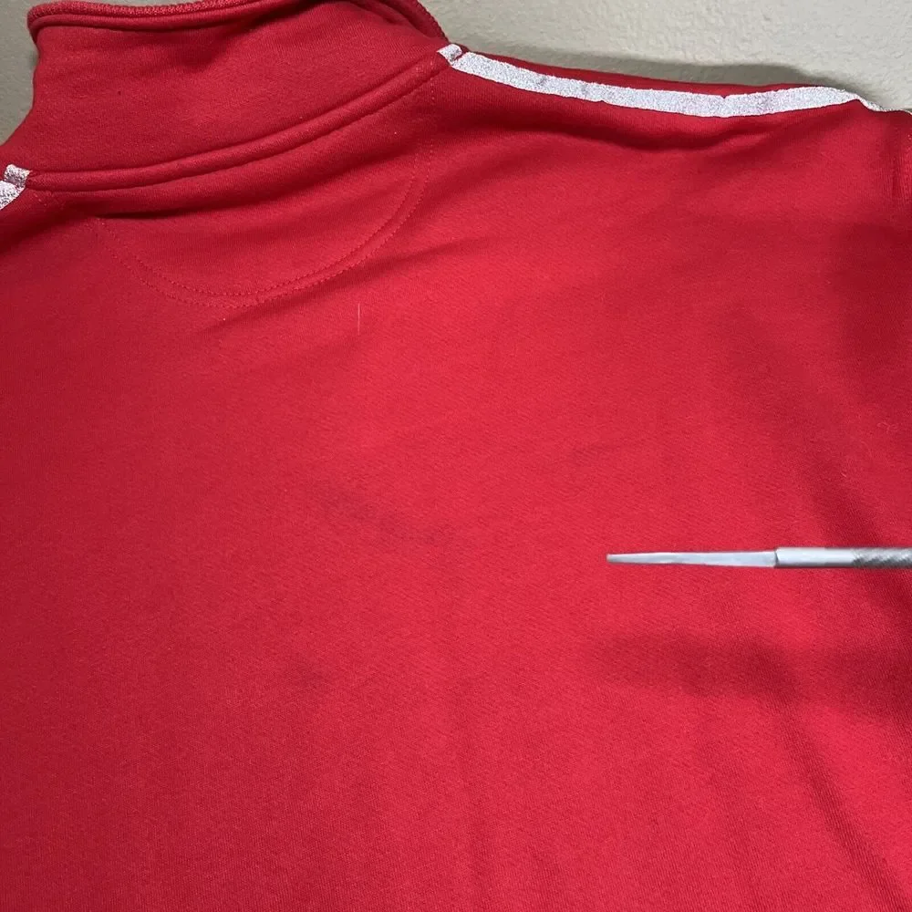 Vtg Southpole Men's XXL Track Jacket Full Zip Embroidered Y2K Hip Hop Red Gold**
